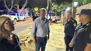 Cascallares supervisó operativos policiales nocturnos en los barrios