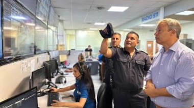 Cascallares monitoreó el desempeño policial y los servicios de emergencias