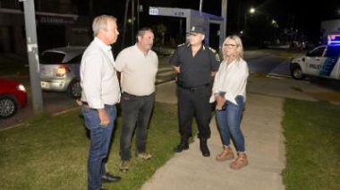 Cascallares supervisó nuevos operativos policiales nocturnos en los barrios