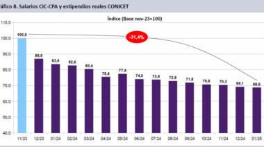 En medio del desguace del CONICET, lo salarios del sector cayeron un tercio