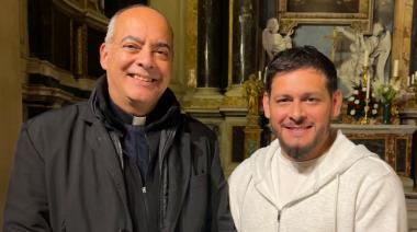 Mancebo, junto a Monseñor Karcher, en apoyo al Papa Francisco