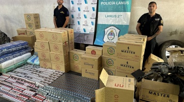Desbaratan el desarmadero del artesano en Lanús