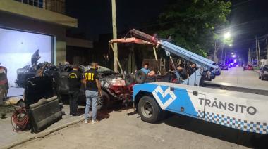 Desbaratan el desarmadero del artesano en Lanús