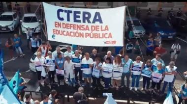 Desde SUTEBA, destacaron la Jornada Nacional de Lucha para visibilizar el reclamo docente