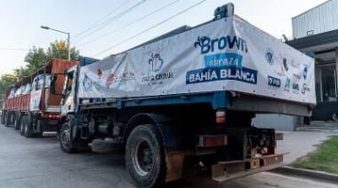 Campaña “Brown Abraza a Bahía Blanca”: Partieron otros 4 camiones con donaciones