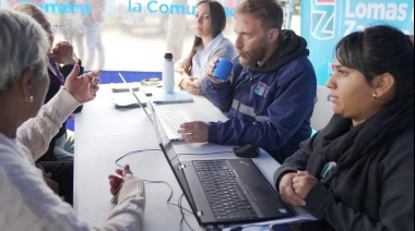 Otermín en Villa Albertina: reunión de Gabinete, encuentro con referentes sociales y recorrida por instituciones
