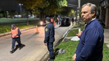 Cascallares supervisó un nuevo operativo nocturno de saturación policial