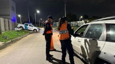 Cascallares supervisó un nuevo operativo nocturno de saturación policial