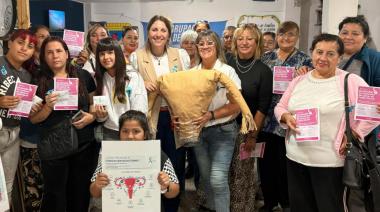 Moragues Santos encabezó una jornada de concientización sobre el cáncer de cuello uterino