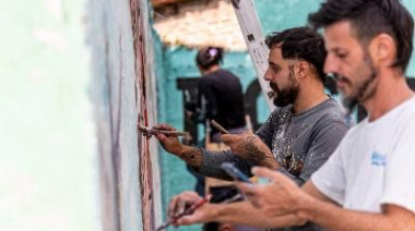 Un mural en homenaje al Papa Francisco