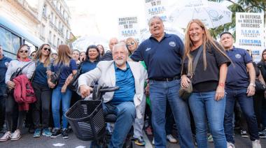Ledesma, en la marcha de la CGT: “Hay que detener toda esta política que hambrea al pueblo”