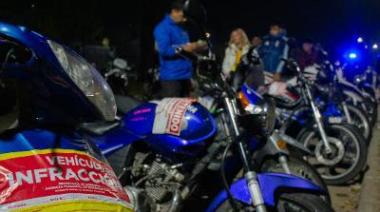Picadas: Secuestran decenas de motos y clausuran locales que vendían alcohol