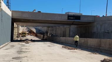 Con apoyo de la Provincia, el Viaducto de la rotonda Los Pinos entra en su etapa final