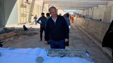 Con apoyo de la Provincia, el Viaducto de la rotonda Los Pinos entra en su etapa final