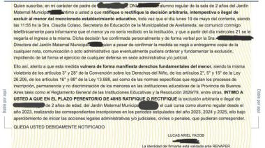 Escándalo en Avellaneda: Yacob denunció persecución política del Ejecutivo Municipal