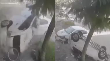 Perdió el control del auto y mató a una ciclista: está internado y dio positivo de marihuana