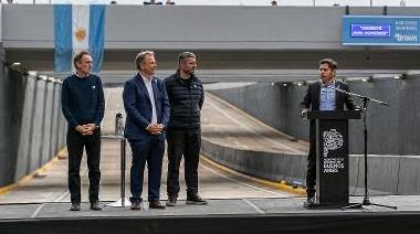 Kicillof y Cascallares inauguraron el viaducto "Papa Francisco"