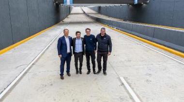 Kicillof y Cascallares inauguraron el viaducto "Papa Francisco"