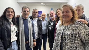 Niveyro y Aquino encabezaron la apertura de un nuevo local en Solano