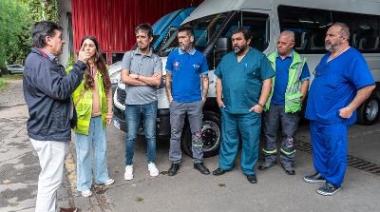 Asisten y trasladan a un vecino de Don Orione accidentado en Brasil