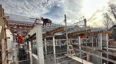 Avanza la obra del paso bajo nivel de Longchamps