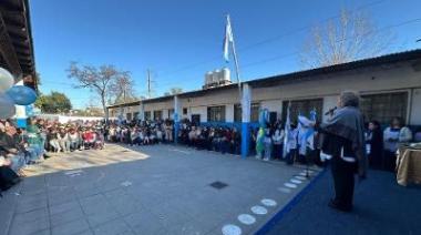Cascallares participó de la celebración del 50° aniversario de la escuela N° 63