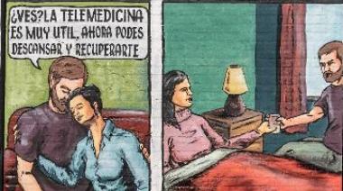 Presentan un mural para difundir la telemedicina