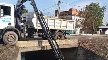 Profundizan las obras y los trabajos de limpieza frente al pronóstico de lluvias