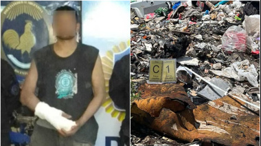 Prófugo por un femicidio, cayó en un centro religioso y atacó a la policía con una pala