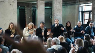 Otermín y Kicillof juntos en Lomas: recorrieron la obra de la nueva Escuela Especial 508