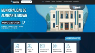 El Municipio de Almirante Brown lanzó un sitio web más accesible y amigable con los vecinos