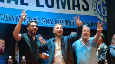 Otermín y Moyano (hijo) encabezaron un imponente acto de la CGT de Lomas