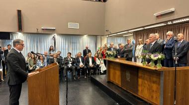 Cascallares acompañó la jura de nuevos jueces y fiscales