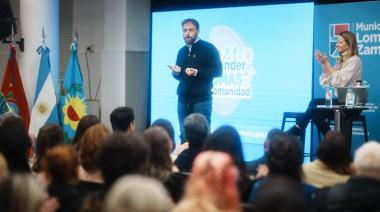 Otermín presentó “Aprender Lomas”, una plataforma de capacitación en oficios con salida laboral