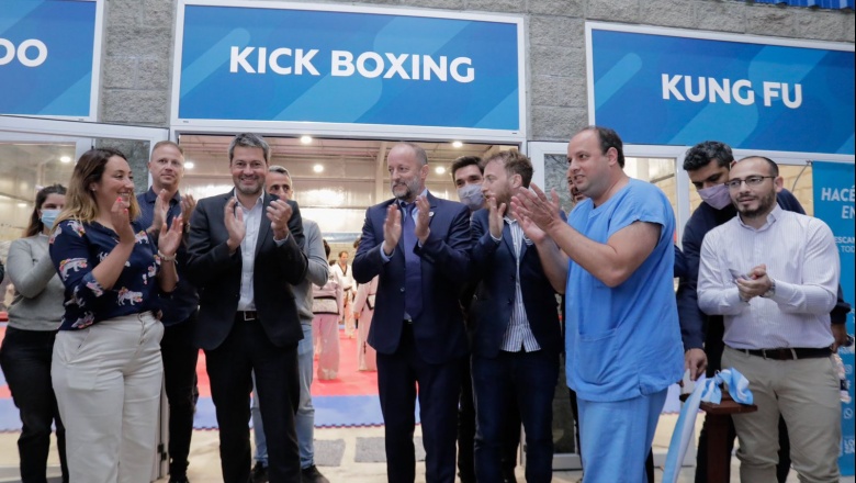 Insaurralde y Lammens inauguraron el Gimnasio de Deportes de Contacto “Bruno Tavano”
