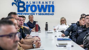 Cascallares encabezó la reunión para analizar la evolución de los patrullajes preventivos