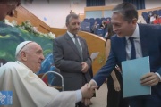 Gray se reunió con el Papa en el Primer Encuentro Internacional de la Escuela Laudato Si