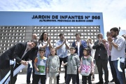Kicillof, Cascallares y Fabiani inauguraron un jardín de infantes en Barrio Lindo
