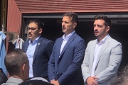 Fuerte respaldo del kicrhnerismo en al acto de asunción de Julián Álvarez