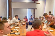 Urtubey y Camaño visitaron Lomas e instaron a volver a los ideales de "trabajo, producción y desarrollo"