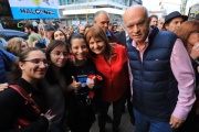 Bullrich y Grindetti visitaron Banfield y dispararon contra el kirchnerismo
