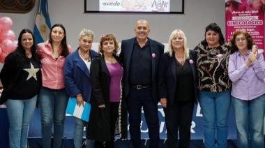 Los mercantiles lomenses realizaron una jornada de concientización sobre el cáncer de mama