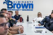 Cascallares encabezó la reunión para analizar la evolución de los patrullajes preventivos
