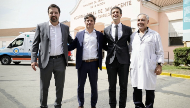 Kicillof encabezó el acto de provincialización del Hospital Ramón Carrillo
