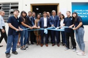 Kicillof, Cascallares y Fabiani inauguraron el edificio de la Escuela de Educación Técnica N° 5