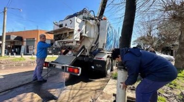 Profundizan los operativos de limpieza y desobstrucción de sumideros