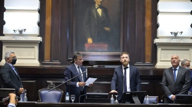 Juraron los diputados electos y Otermín fue reelegido como presidente de la Cámara