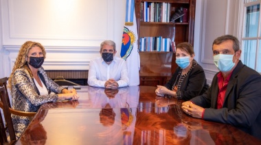 Aníbal Fernández se reunió con Blanca Cantero