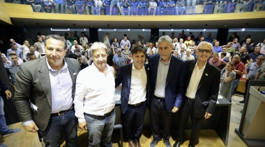 Kicillof visitó Avellaneda para participar del Encuentro Metalúrgico Bonaerense 