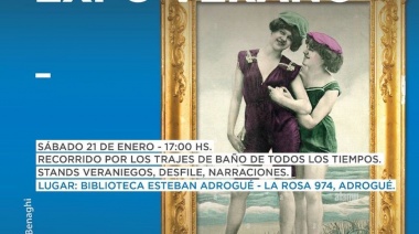 Llega la "Expo Verano" a la biblioteca Esteban Adrogué